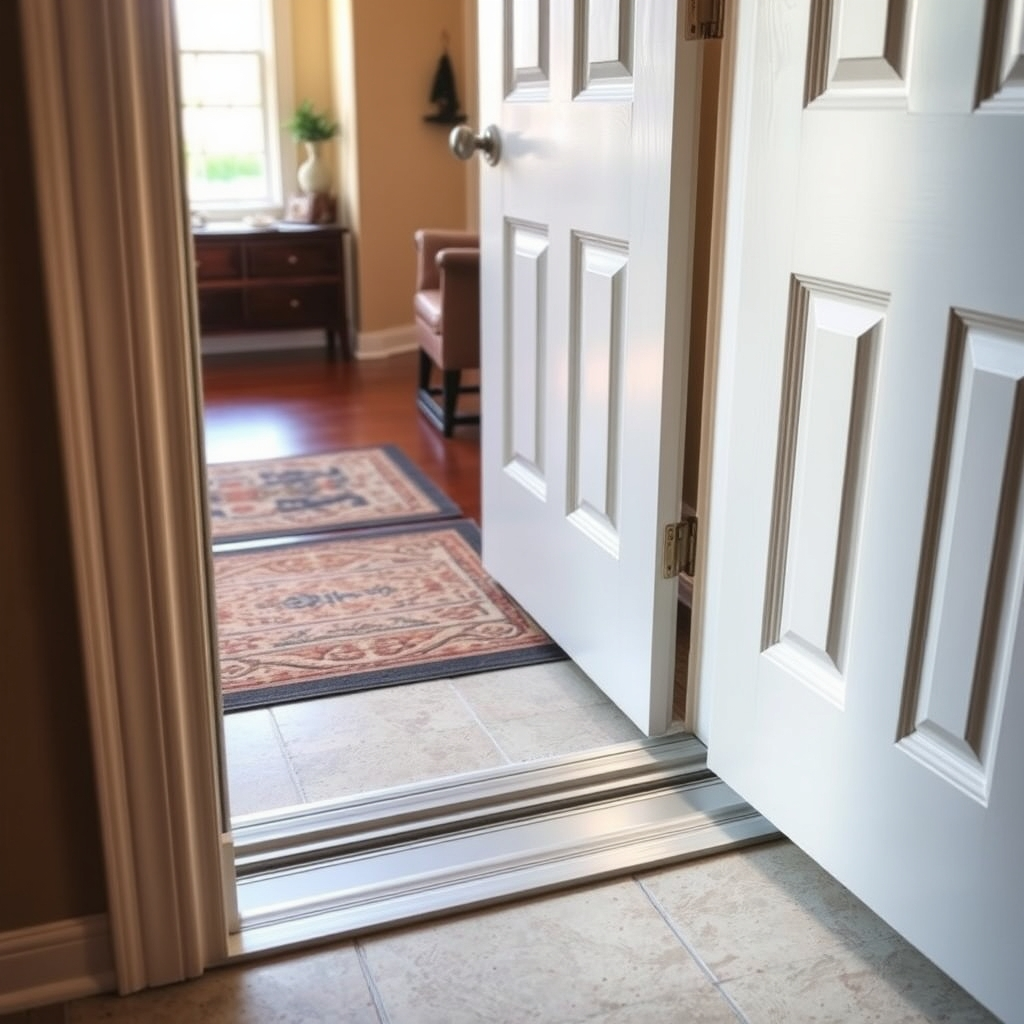 M-D door sweep review installed on bottom of front door